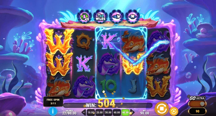 Manta Mayhem - fitore në rrotullimet falas me Sticky Wild